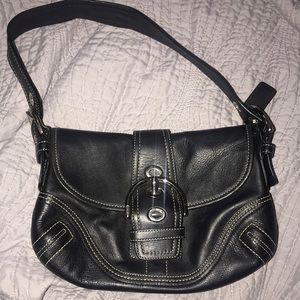 Black coach bag